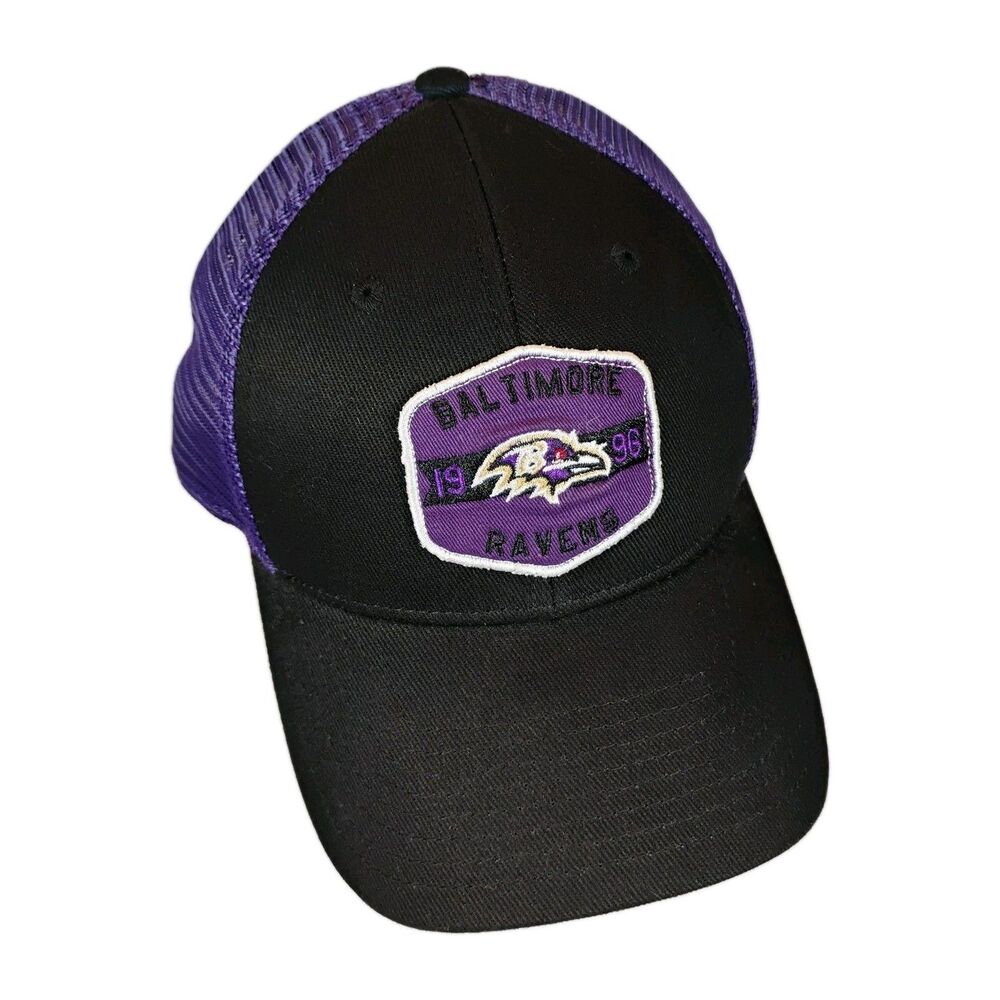 Vintage Baltimore Ravens 1996 Adjustable Mesh Snapback Cap Hat 90s VTG NFL